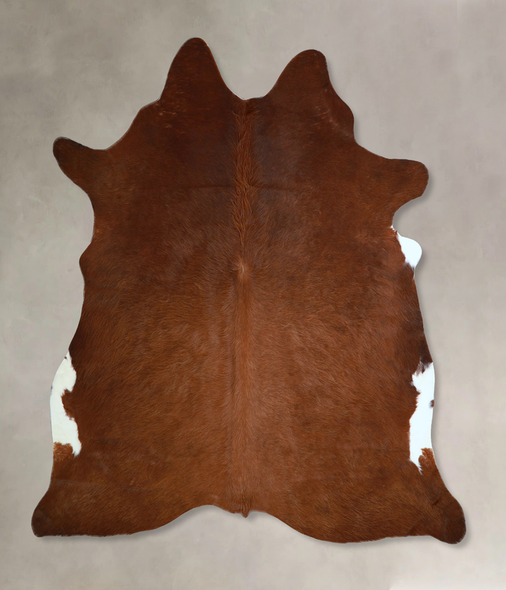 Solid Brown X-Large Brazilian Cowhide Rug 6'11"H x 6'4"W #A44547 by Hudson Hides