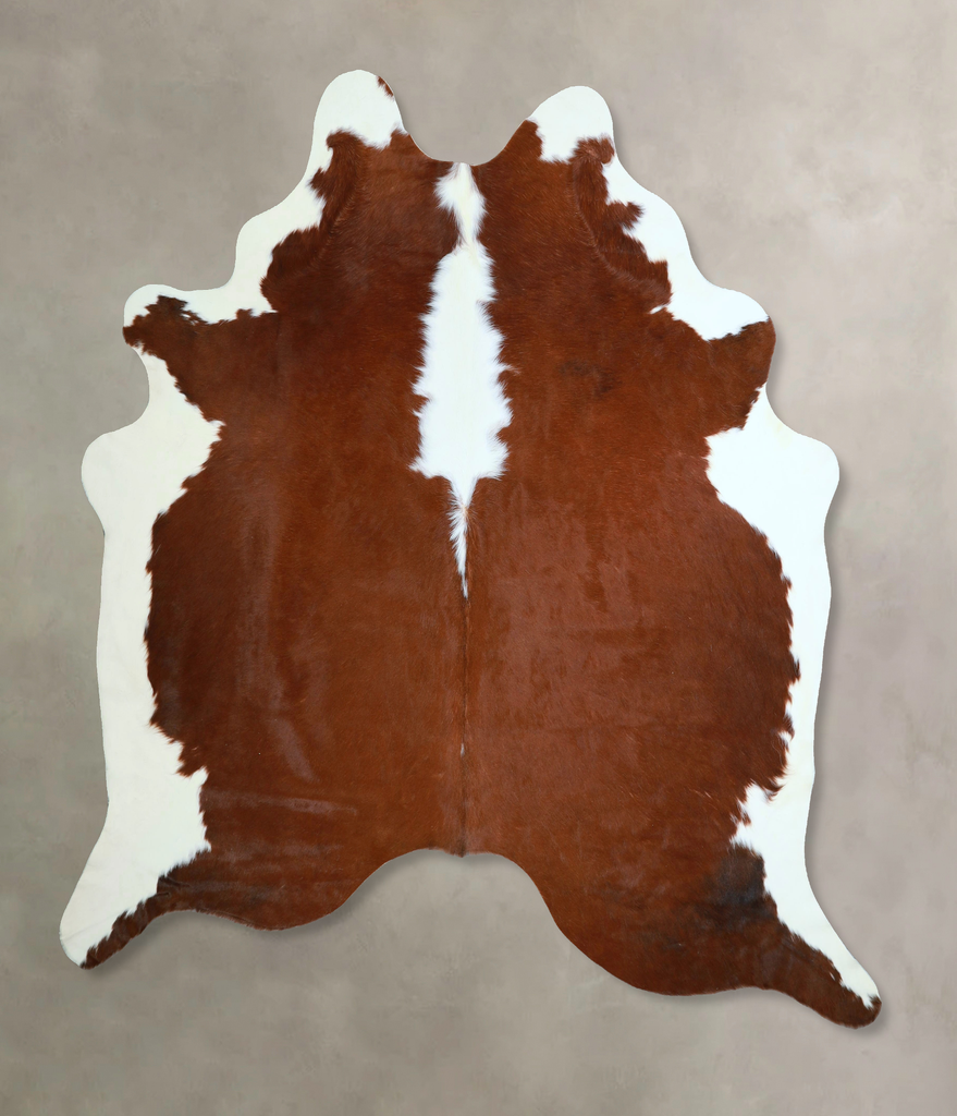 Hereford X-Large Brazilian Cowhide Rug 7'0"H x 6'6"W #A44548 by Hudson Hides
