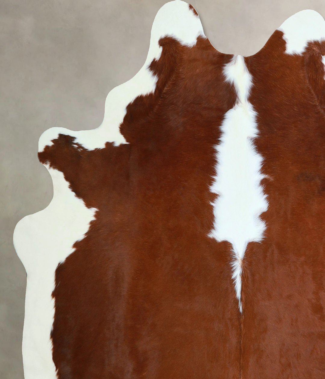 Hereford X-Large Brazilian Cowhide Rug 7'0"H x 6'6"W #A44548 by Hudson