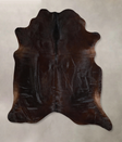 Chocolate X-Large Brazilian Cowhide Rug 6'9"H x 6'1"W #A44571 by Hudson Hides
