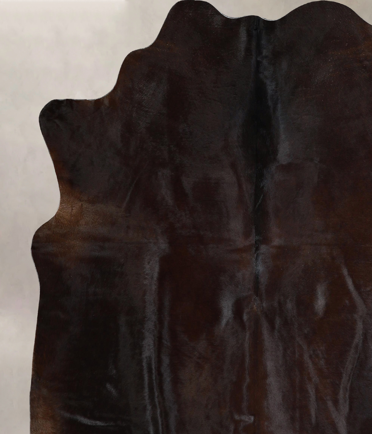 Chocolate X-Large Brazilian Cowhide Rug 6'9"H x 6'1"W #A44571 by Hudson Hides