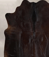 Chocolate X-Large Brazilian Cowhide Rug 6'9"H x 6'1"W #A44571 by Hudson Hides