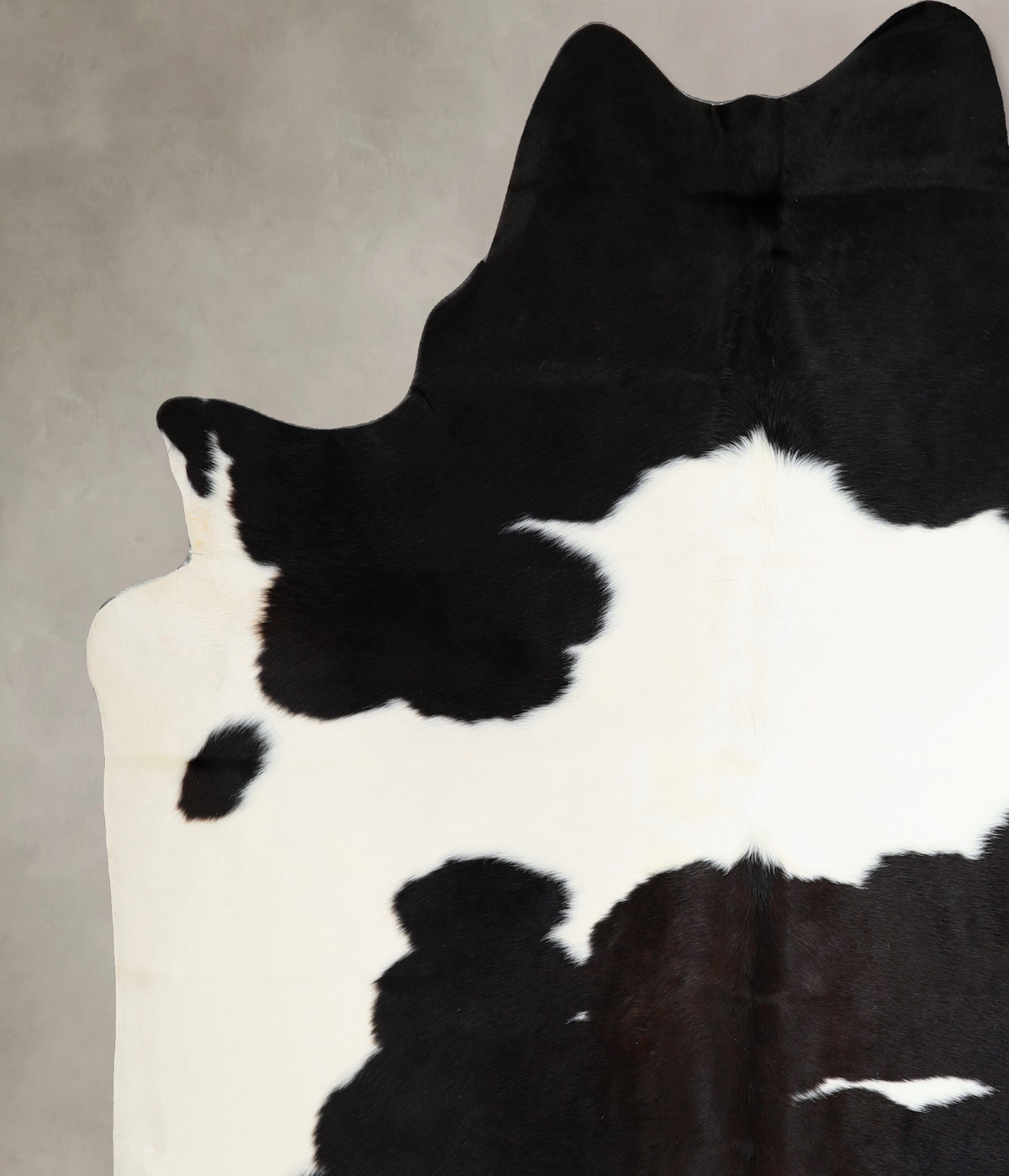 Black and White XX-Large Brazilian Cowhide Rug 7'11"H x 6'8"W #A44583 by Hudson Hides