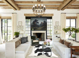 Black and White XX-Large Brazilian Cowhide Rug 7'11"H x 6'8"W #A44583 by Hudson Hides