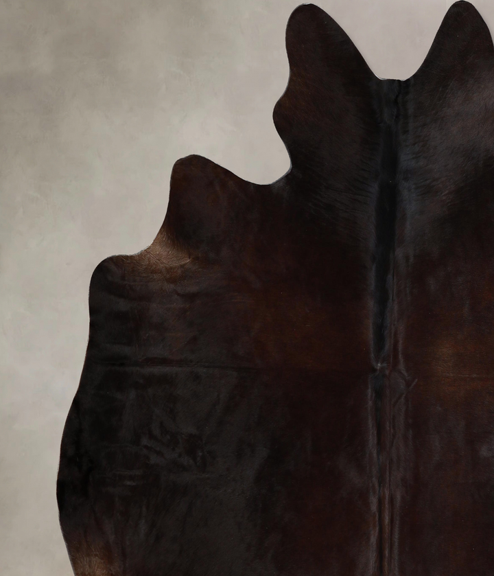 Chocolate X-Large Brazilian Cowhide Rug 6'11"H x 7'3"W #A44611 by Hudson Hides