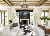 Black and White XX-Large Brazilian Cowhide Rug 7'9"H x 7'3"W #A44612 by Hudson Hides