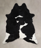 Black and White XX-Large Brazilian Cowhide Rug 8'2