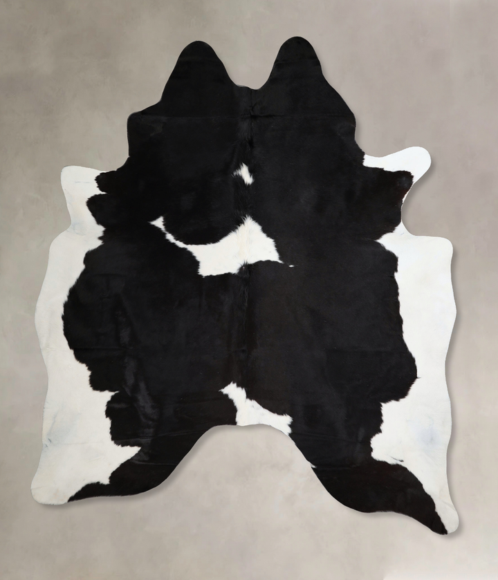Black and White XX-Large Brazilian Cowhide Rug 8'3"H x 6'5"W #A44620 by Hudson Hides