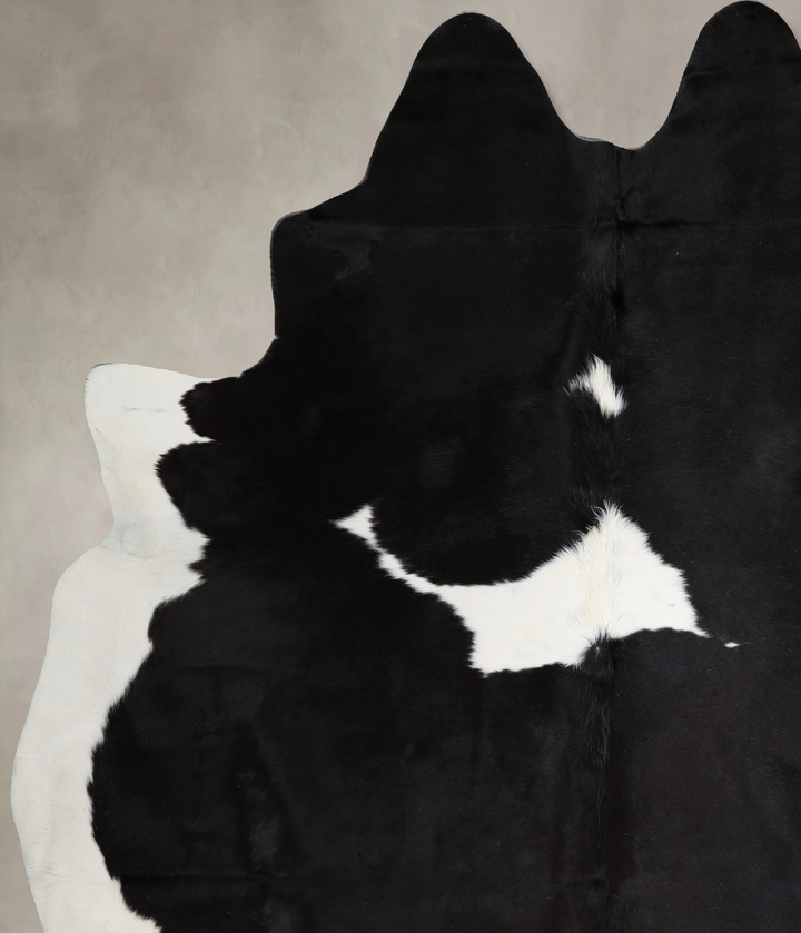 Black and White XX-Large Brazilian Cowhide Rug 8'3"H x 6'5"W #A44620 by Hudson Hides