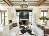 Black and White XX-Large Brazilian Cowhide Rug 8'3"H x 6'5"W #A44620 by Hudson Hides