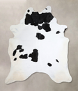 Black and White XX-Large Brazilian Cowhide Rug 8'7"H x 6'10"W #A44621 by Hudson Hides
