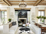 Black and White XX-Large Brazilian Cowhide Rug 7'10"H x 6'9"W #A44632 by Hudson Hides