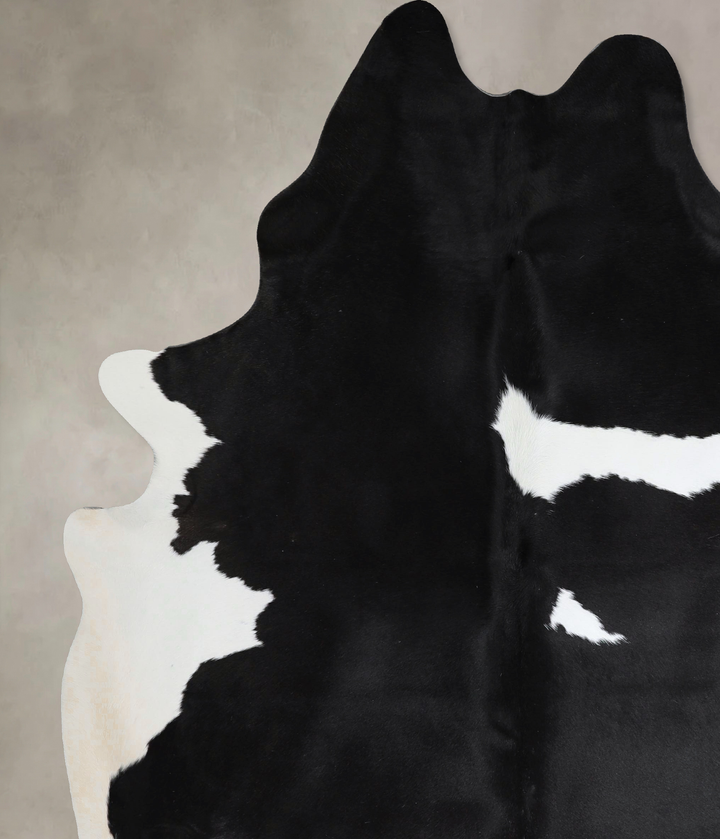 Black and White X-Large Brazilian Cowhide Rug 7'11"H x 6'3"W #A44634 by Hudson Hides