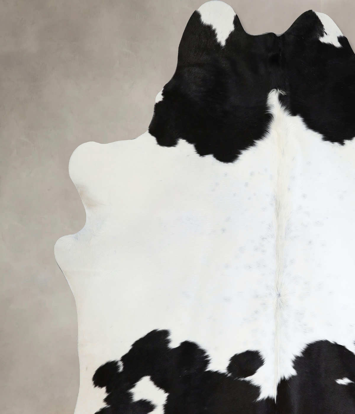 Black and White XX-Large Brazilian Cowhide Rug 7'9"H x 6'8"W #A44643 by Hudson Hides