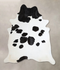 Black and White X-Large Brazilian Cowhide Rug 7'6