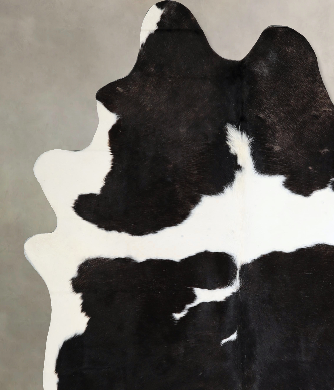 Black and White XX-Large Brazilian Cowhide Rug 8'6"H x 7'1"W #A44648 b