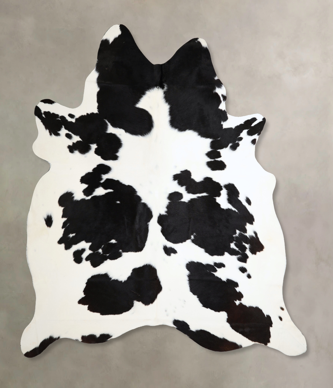 Black and White XX-Large Brazilian Cowhide Rug 8'0"H x 7'3"W #A44649 b