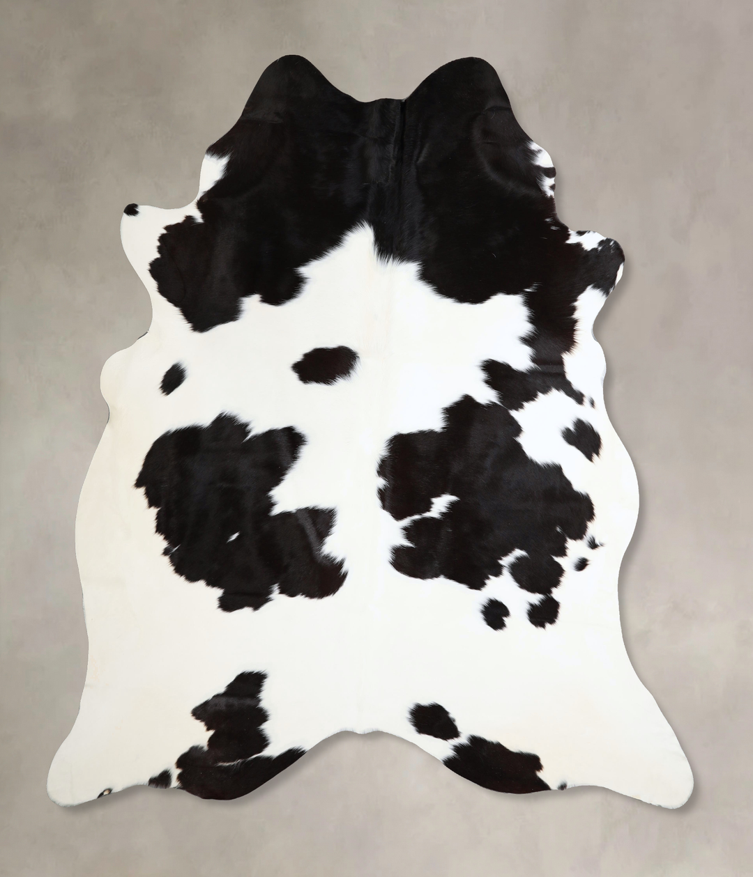 Black and White XX-Large Brazilian Cowhide Rug 7'4"H x 6'10"W #A44650 