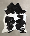 Black and White XX-Large Brazilian Cowhide Rug 8'5