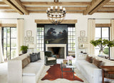 Solid Brown X-Large Brazilian Cowhide Rug 7'3"H x 6'4"W #A44664 by Hudson Hides