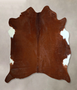 Solid Brown X-Large Brazilian Cowhide Rug 6'9"H x 6'5"W #A44715 by Hudson Hides