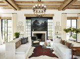 Solid Brown X-Large Brazilian Cowhide Rug 6'9"H x 6'5"W #A44715 by Hudson Hides