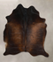 Chocolate Large Brazilian Cowhide Rug 6'10
