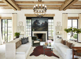 Solid Brown X-Large Brazilian Cowhide Rug 6'10"H x 6'8"W #A44733 by Hudson Hides