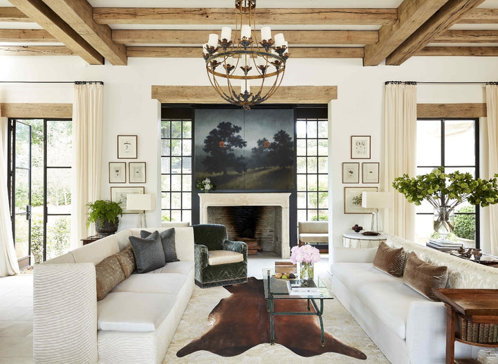 Chocolate X-Large Brazilian Cowhide Rug 6'10"H x 6'10"W #A44735 by Hudson Hides