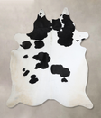 Black and White XX-Large Brazilian Cowhide Rug 8'8"H x 7'0"W #A44742 by Hudson Hides