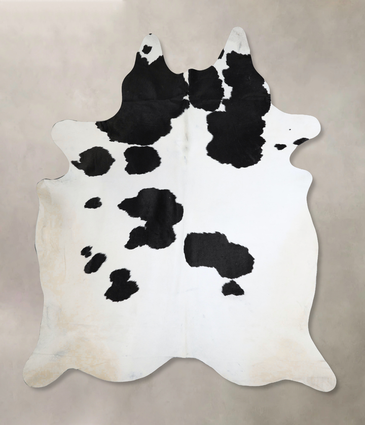 Black and White XX-Large Brazilian Cowhide Rug 8'8"H x 7'0"W #A44742 by Hudson Hides