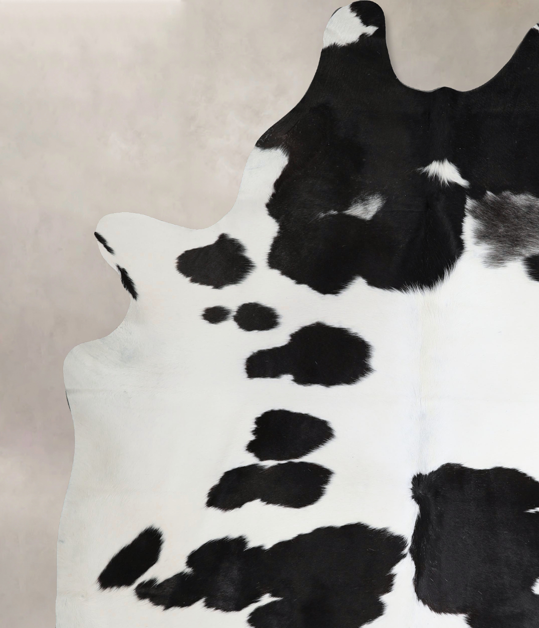 Black and White XX-Large Brazilian Cowhide Rug 8'9"H x 6'8"W #A44746 b
