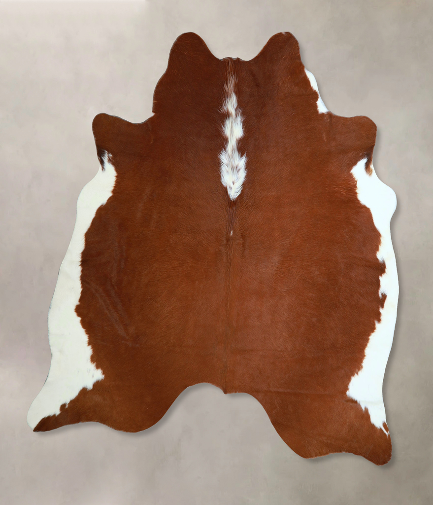 Hereford X-Large Brazilian Cowhide Rug 6'5"H x 6'4"W #A44755 by Hudson Hides
