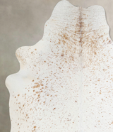 Salt and Pepper Brown X-Large Brazilian Cowhide Rug 7'0"H x 6'0"W #A44757 by Hudson Hides