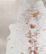 Salt and Pepper Brown Large Brazilian Cowhide Rug 6'9"H x 5'7"W #A44758 by Hudson Hides