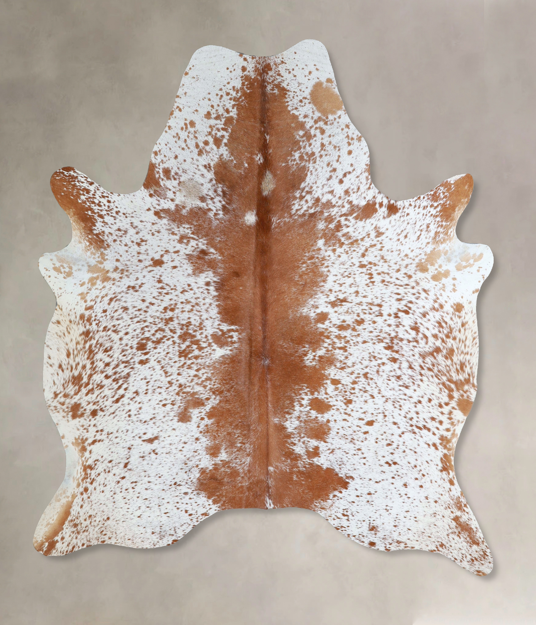Salt and Pepper Brown Cowhide Rug #A44761