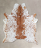 Salt and Pepper Brown Large Brazilian Cowhide Rug 6'5