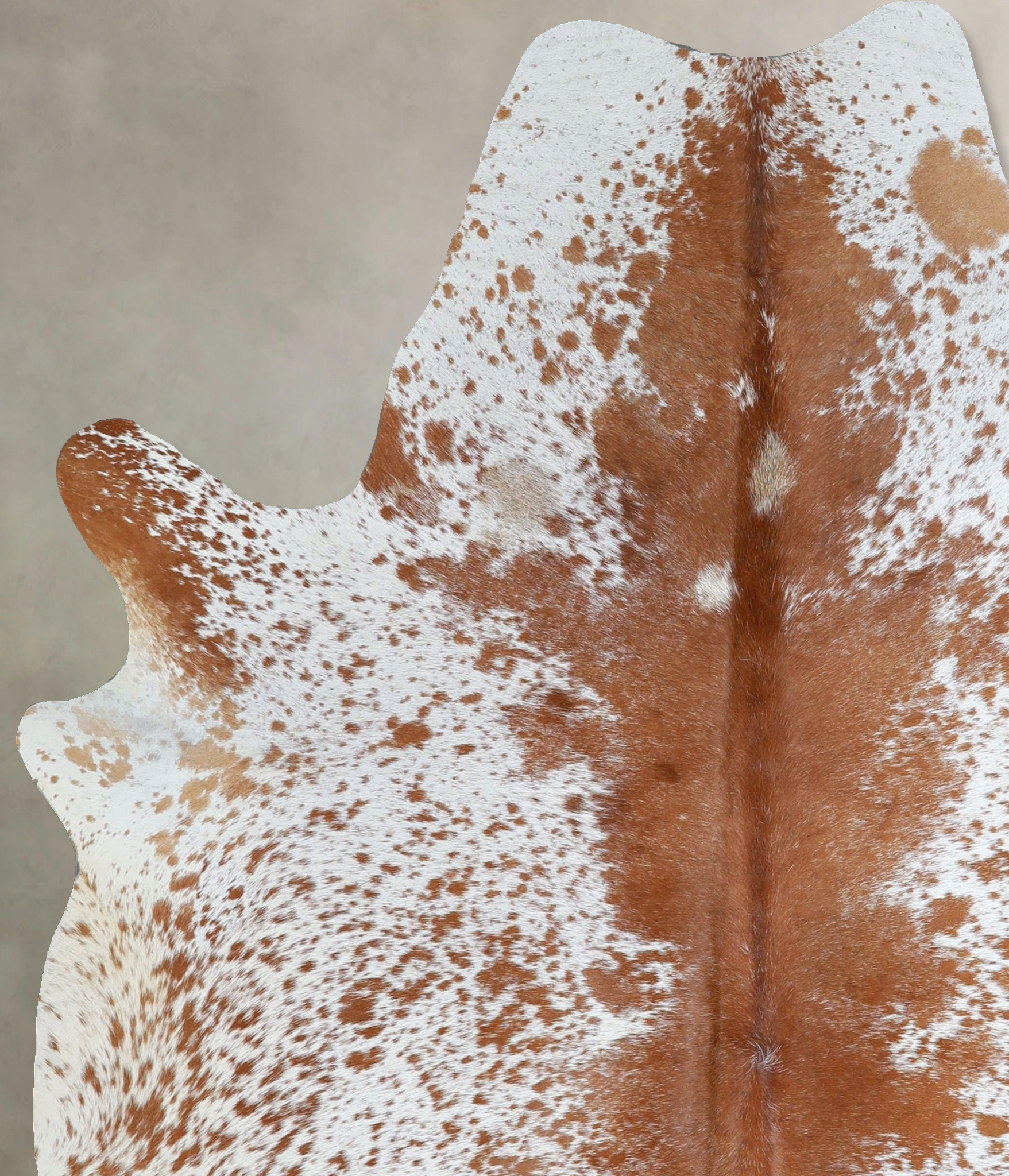 Salt and Pepper Brown Cowhide Rug #A44761