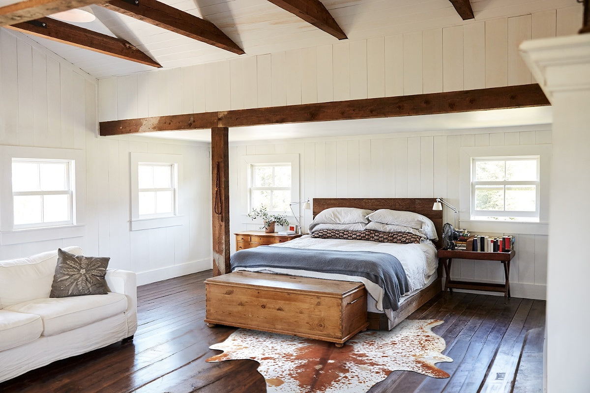 Salt and Pepper Brown Cowhide Rug #A44761