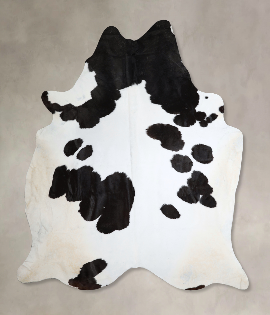 Black and White XX-Large Brazilian Cowhide Rug 8'9"H x 7'4"W #A44783 b