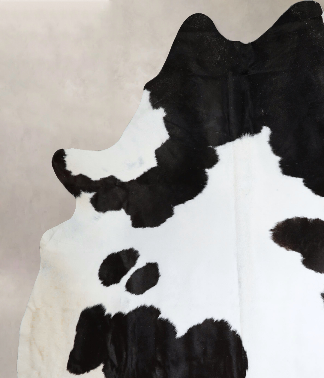 Black and White XX-Large Brazilian Cowhide Rug 8'9"H x 7'4"W #A44783 b