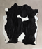 Black and White X-Large Brazilian Cowhide Rug 7'1