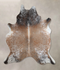 Salt and Pepper Brown X-Large Brazilian Cowhide Rug 6'10