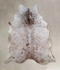 Salt and Pepper Brown Large Brazilian Cowhide Rug 6'6