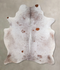 Salt and Pepper Brown Large Brazilian Cowhide Rug 6'6