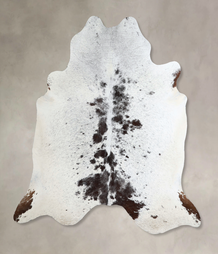 Salt and Pepper Black X-Large Brazilian Cowhide Rug 6'11"H x 6'7"W #A44808 by Hudson Hides