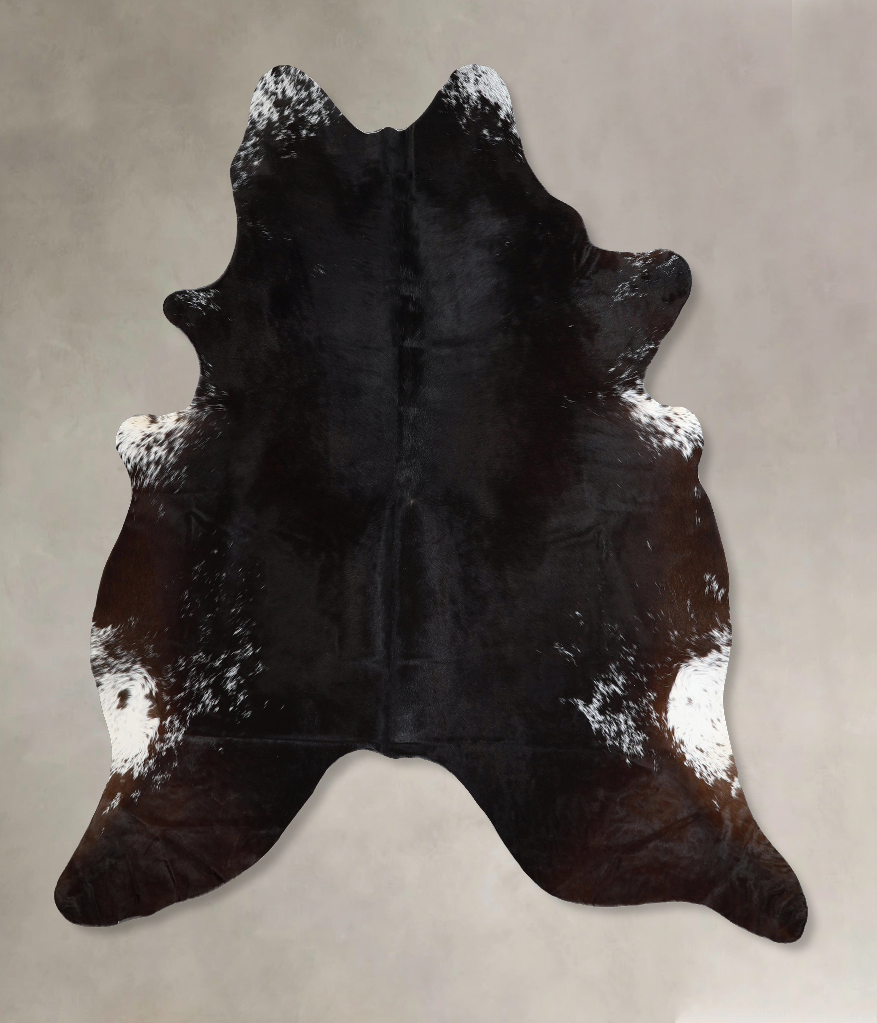 Solid Black Cowhide Rug #A44819