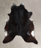 Solid Black X-Large Brazilian Cowhide Rug 7'2