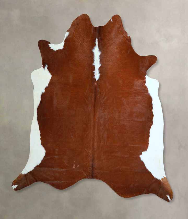 Hereford XX-Large Brazilian Cowhide Rug 7'3"H x 7'1"W #A44825 by Hudson Hides