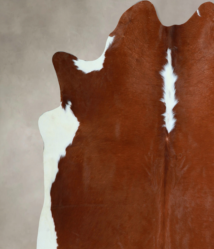 Hereford XX-Large Brazilian Cowhide Rug 7'3"H x 7'1"W #A44825 by Hudson Hides